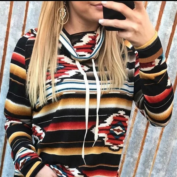 boutiquebtbay Tops - Serape Falls Top boutiquebtbay Tops - Serape Falls Top